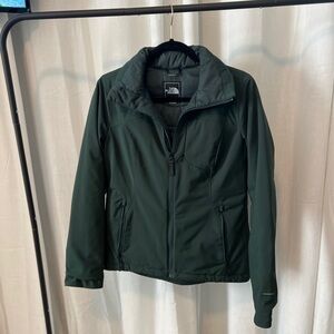 Dark Green North Face Ski Coat